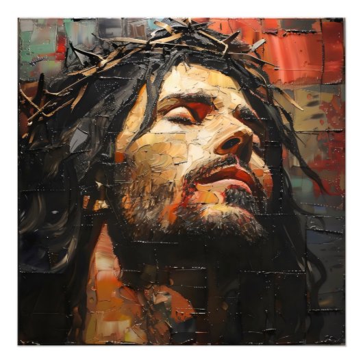 Impression Photo Jésus Christ moderne (Devant)