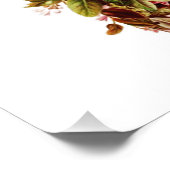 Impression Photo Jésus dimanche de Pâques Croix de fleurs (Coin)