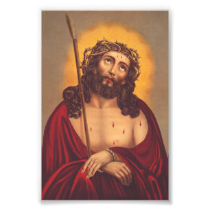 Impression Photo Jésus est couronné d'une couronne d'épines