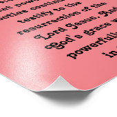 Impression Photo Jésus est Pâques (Coin)