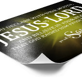 Impression Photo Jésus Est Seigneur Romains 10:9 (Coin)