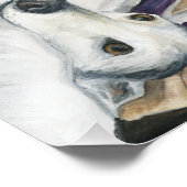 Impression Photo Jésus et Greyhound Dog Art Imprimer (Coin)