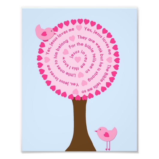 Impression Photo Jésus m'aime Nursery Art (Devant)