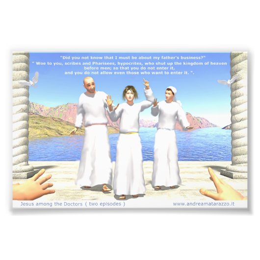 Impression Photo Jésus parmi les médecins (Devant)