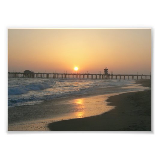 Impression Photo Jetée de Huntington Beach (Devant)