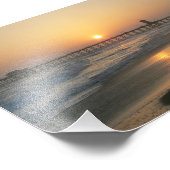 Impression Photo Jetée de Huntington Beach (Coin)