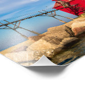 Impression Photo Jetée phare de Sturgeon Bay (Coin)