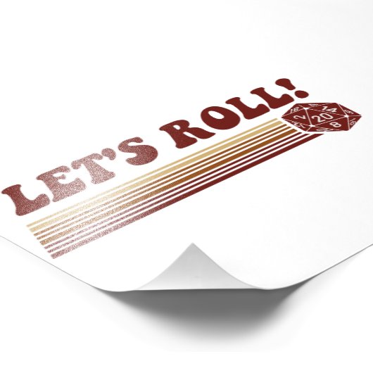 Impression Photo Jeu de rôle Roll Dice (Coin)