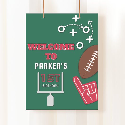 Impression Photo Jeu, Fête de football, Thème de football, Annivers