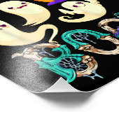 Impression Photo Jeu Halloween Squelette Effrayant Joueur Garçons E (Coin)