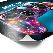 Impression Photo Jeu Sur Vibrant Remote (Coin)