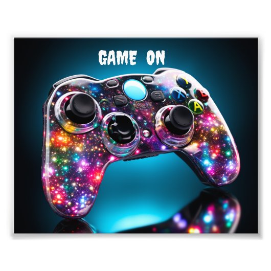 Impression Photo Jeu Sur Vibrant Remote (Devant)