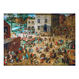 Impression Photo Jeux d'enfants Pieter Bruegel l'Ancien