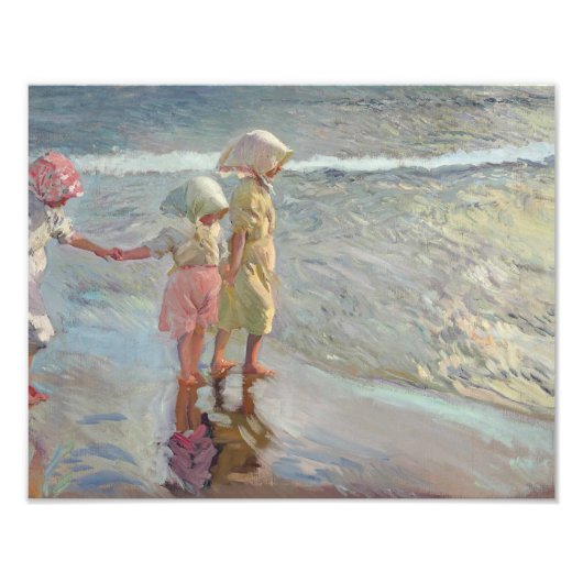 Impression Photo Joaquin Sorolla - Les Trois Soeurs (Devant)