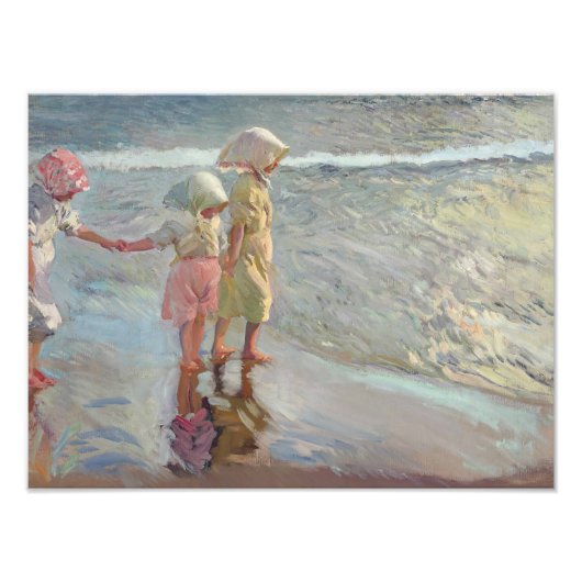 Impression Photo Joaquin Sorolla - Les Trois Soeurs (Devant)