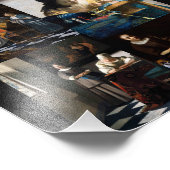 Impression Photo Johannes Vermeer - Patchwork de chefs-d'œuvre (Coin)