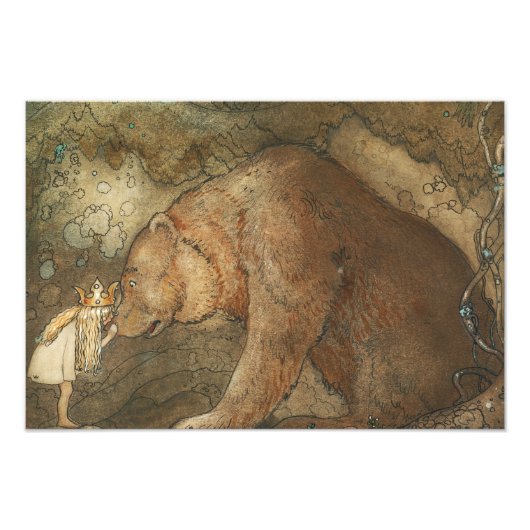 Impression Photo John Bauer - Pauvre petite base (Devant)