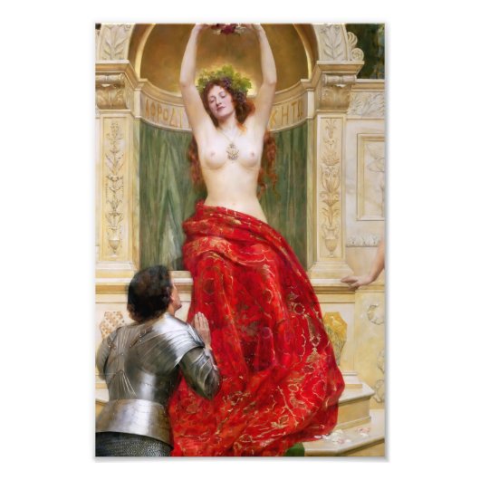 Impression Photo John Collier Dans le Venusberg Tannhauser (Devant)