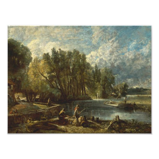 Impression Photo John Constable - Stratford Mill (Devant)