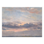 Impression Photo John Constable - Une étude sur le nuage, coucher d (Devant)