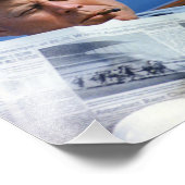 Impression Photo John F Kennedy Fumer (Coin)