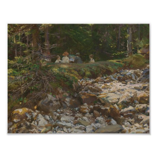 Impression Photo John Singer Sargent - Le Maître et ses élèves (Devant)