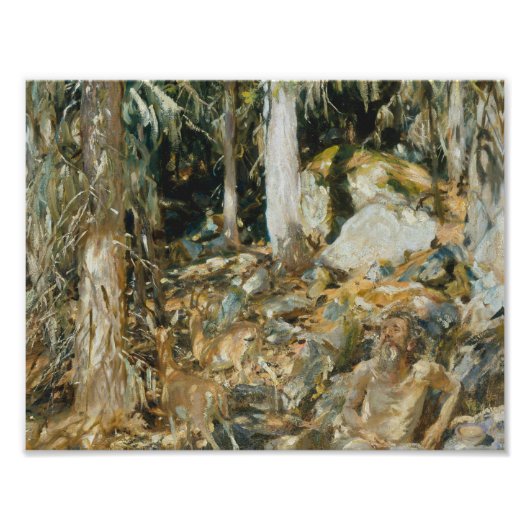 Impression Photo John Singer Sargent - L'ermite (Devant)