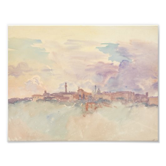 Impression Photo John Singer Sargent - Siena (Devant)