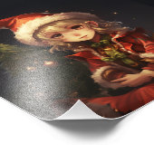 Impression Photo Joli elfe de Noël (Coin)