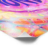 Impression Photo Joli rose ne perdez jamais votre sens de l'émervei (Coin)