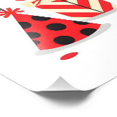 Impression Photo Joli thème de ladybug pour joyeux anniversaire (Coin)