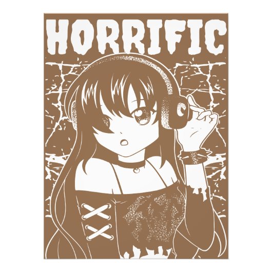 Impression Photo Jolie fille d'anime (Devant)