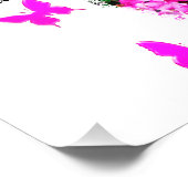 IMPRESSION PHOTO JOLIE FLEURS ROSES ET SÉRÉNITÉ DE BUTTERFLY PRIÈRE (Coin)