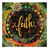 Impression Photo Jolie florale Élégante Foi Inspiritisme (Devant)