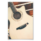 Impression Photo Jolie guitare acoustique (Devant)