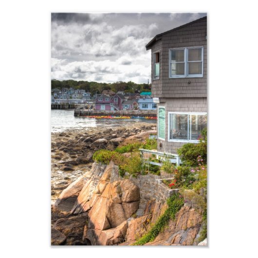 Impression Photo Jolie petite maison de plage (Devant)