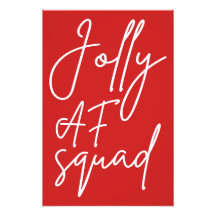 Jolly AF Squad I - Joyeux Noël pour adultes
