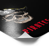 Impression Photo Jolly roger de crâne pirate (Coin)