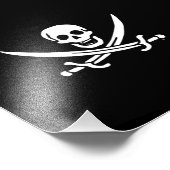 Impression Photo Jolly roger drapeau de pirate (Coin)
