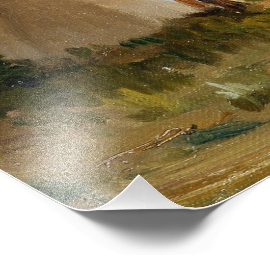 Impression Photo Joseph Henry Sharp Affiche du camp d'été (Coin)