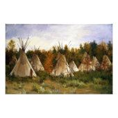 Impression Photo Joseph Henry Sharp Affiche du camp d'été (Devant)