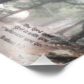 Impression Photo Josué 1:9 L'Éternel, ton Dieu, est avec toi (Coin)