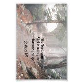 Impression Photo Josué 1:9 L'Éternel, ton Dieu, est avec toi (Devant)