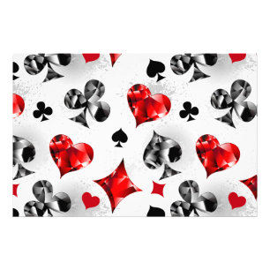 Impression Photo Joueur de poker Joueur de cartes de jouer costumes