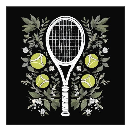 Impression Photo Joueuse de tennis (Devant)
