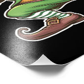 Impression Photo Jour de la Saint Patrick Dab Dabbing Leprechaun En (Coin)