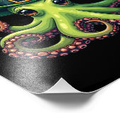 Impression Photo Jour de la Saint Patrick Octopus Cute Saint Pattys (Coin)