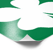 Impression Photo Jour de la Saint Patrick shamrock Irlande (Coin)