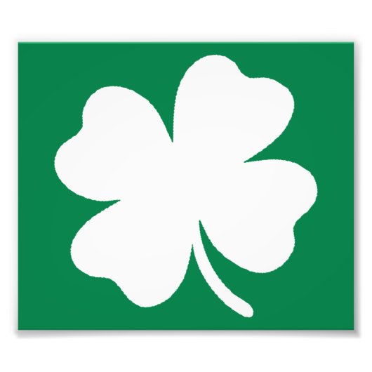 Impression Photo Jour de la Saint Patrick shamrock Irlande (Devant)