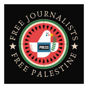 Impression Photo Journalistes libres Libérez la Palestine